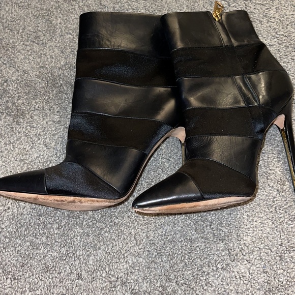 Rachel Zoe black leather boots - Picture 2 of 10